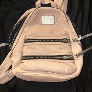 Marc Jacobs Pink Backpack with Zipper Accents